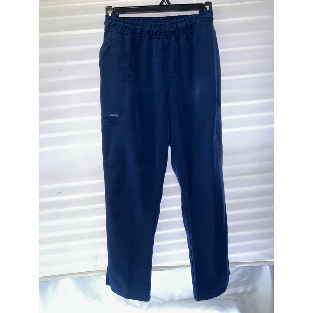 Cherokee Infinity Womens Scrub Pants XL Navy Blue CK140A Pull On Tapered Stretch